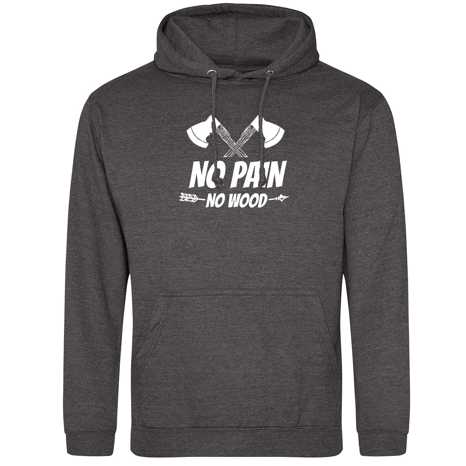 No Pain No Wood Hoodie - Datschi Trachten