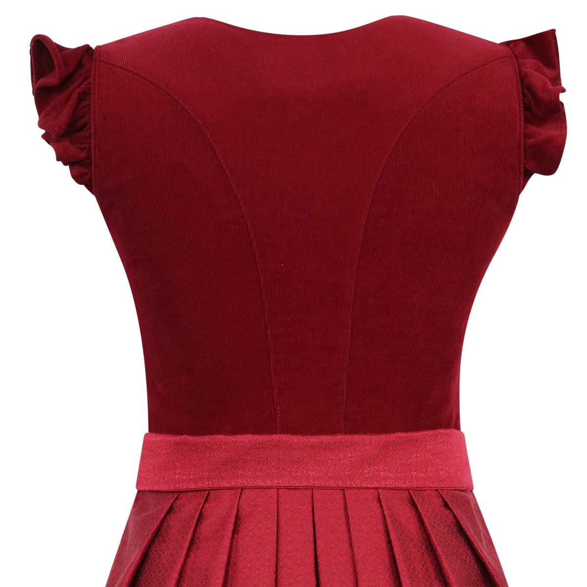 MarJo Dirndl Ansfelden Wine Flügelarm 70cm - Datschi Trachten