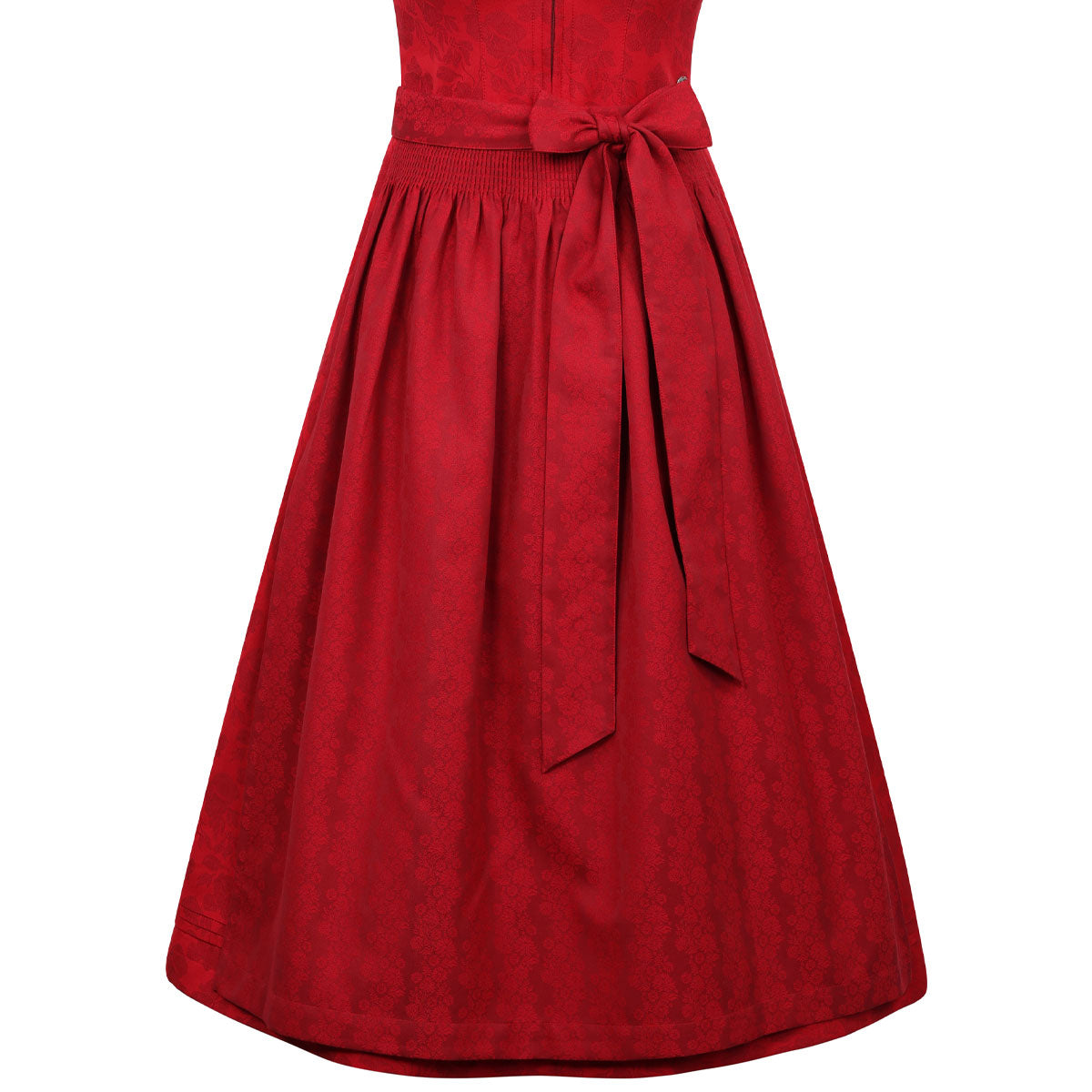MarJo Dirndl Hochleiten Chili Gerader Ausschnitt 75cm