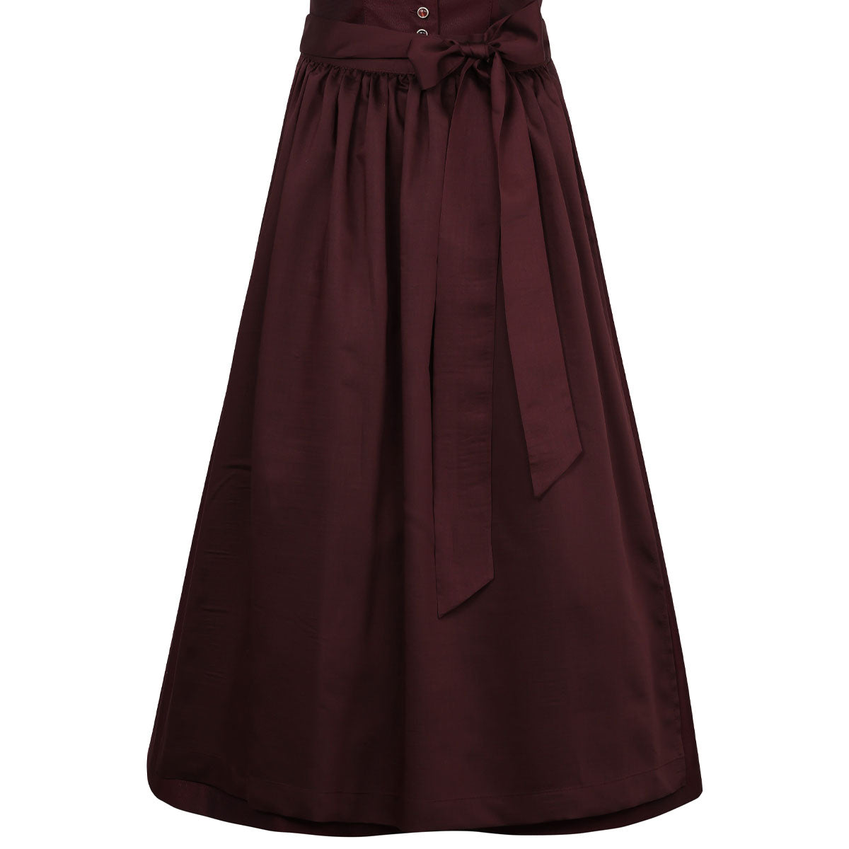 MarJo Dirndl Vordernberg Wine Gerader Ausschnitt Knopfleiste 70cm