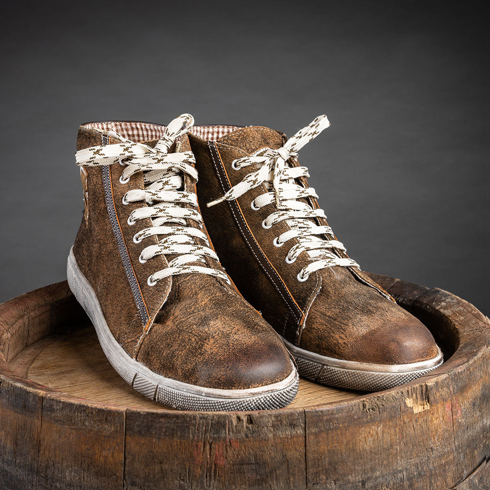 Maddox Hohe Trachtensneaker Kilian Braun-Wood - Datschi Trachten