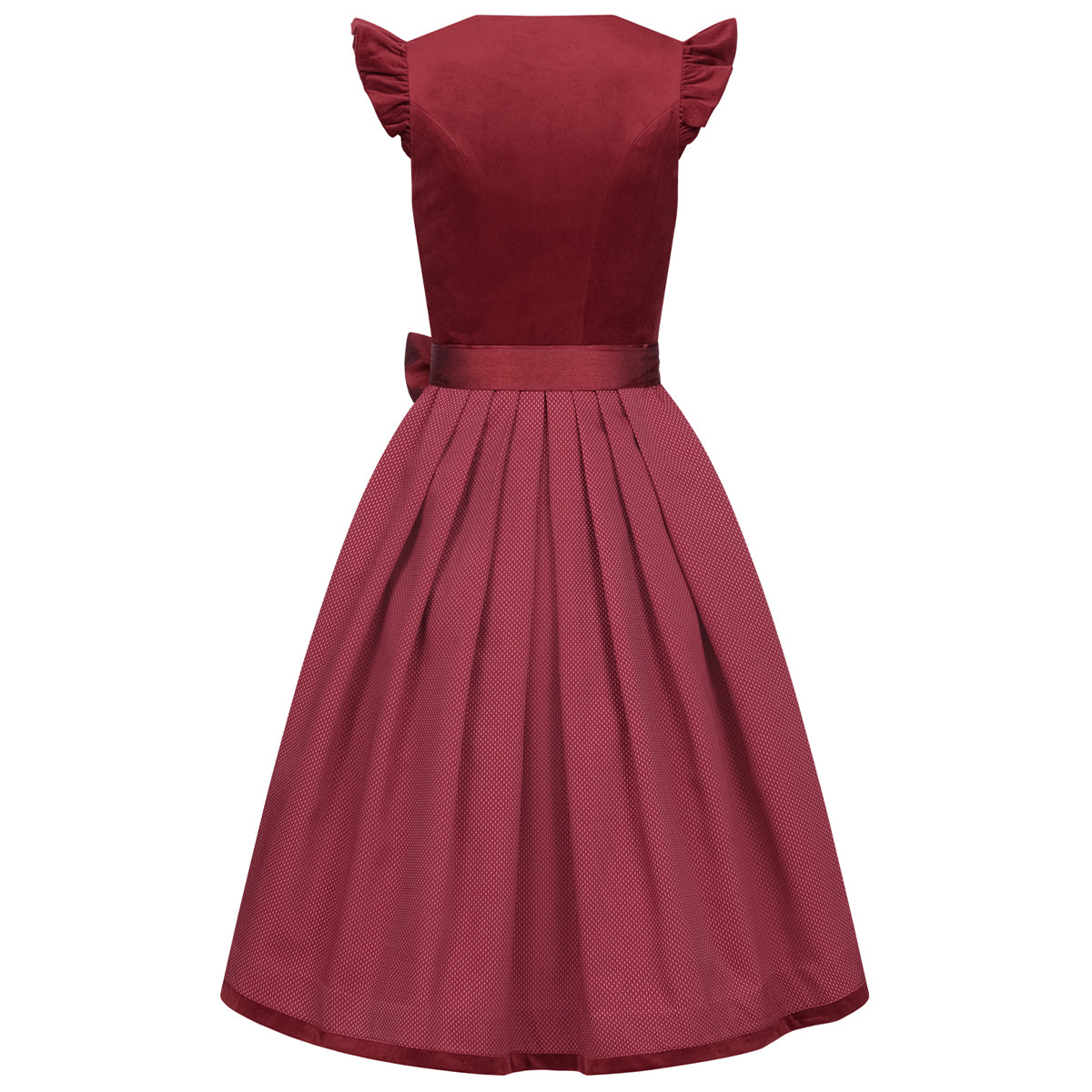 TREAM x Krüger Dirndl Para Siempre 70cm Flügelarm Rot Kollektion 2026