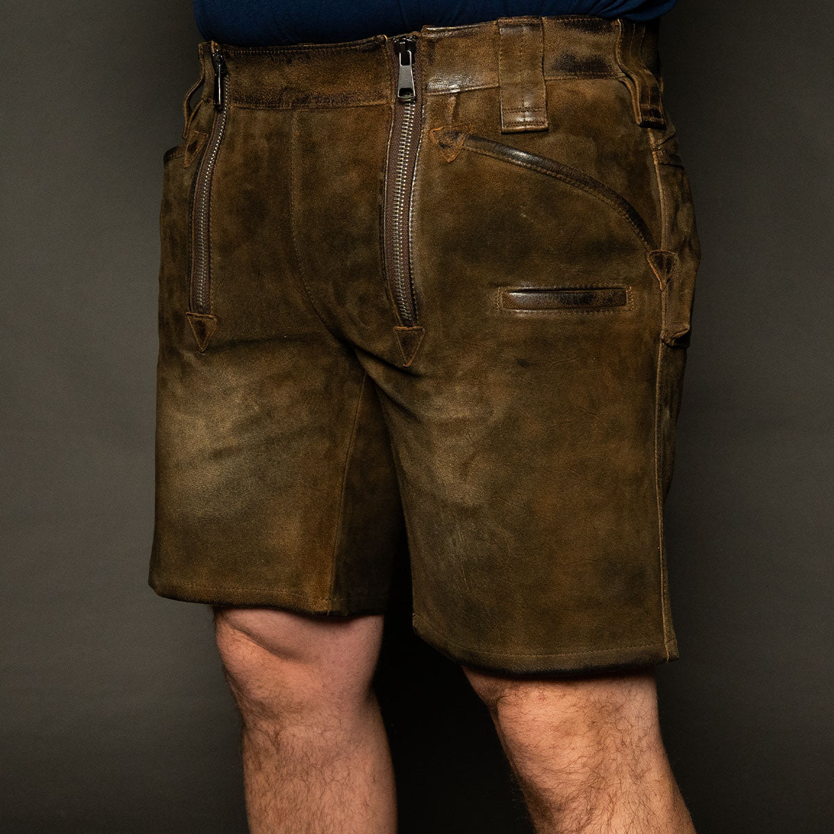 Datschi Trachten Zunft Lederhose Richtfest Braun - Datschi Trachten