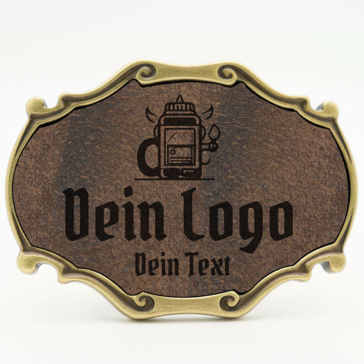 Trachten Gürtelschnalle mit eigenem Logo ab 1 Stk. - Datschi Trachten