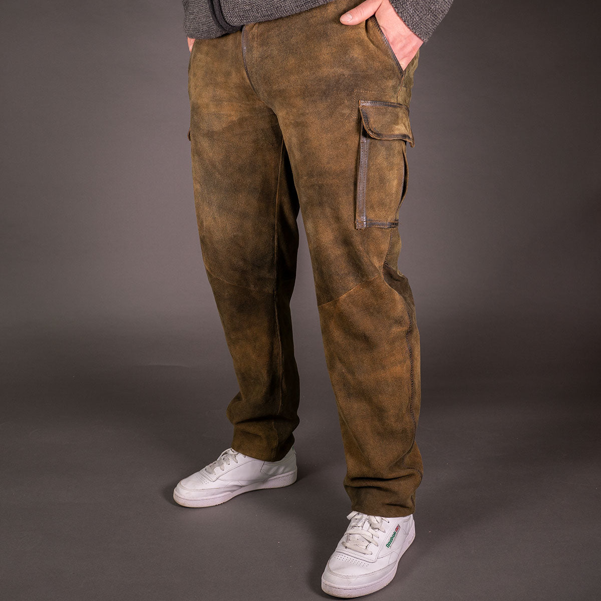 Datschi Trachten Lange Cargo Lederhose Ludwig Braun - Datschi Trachten