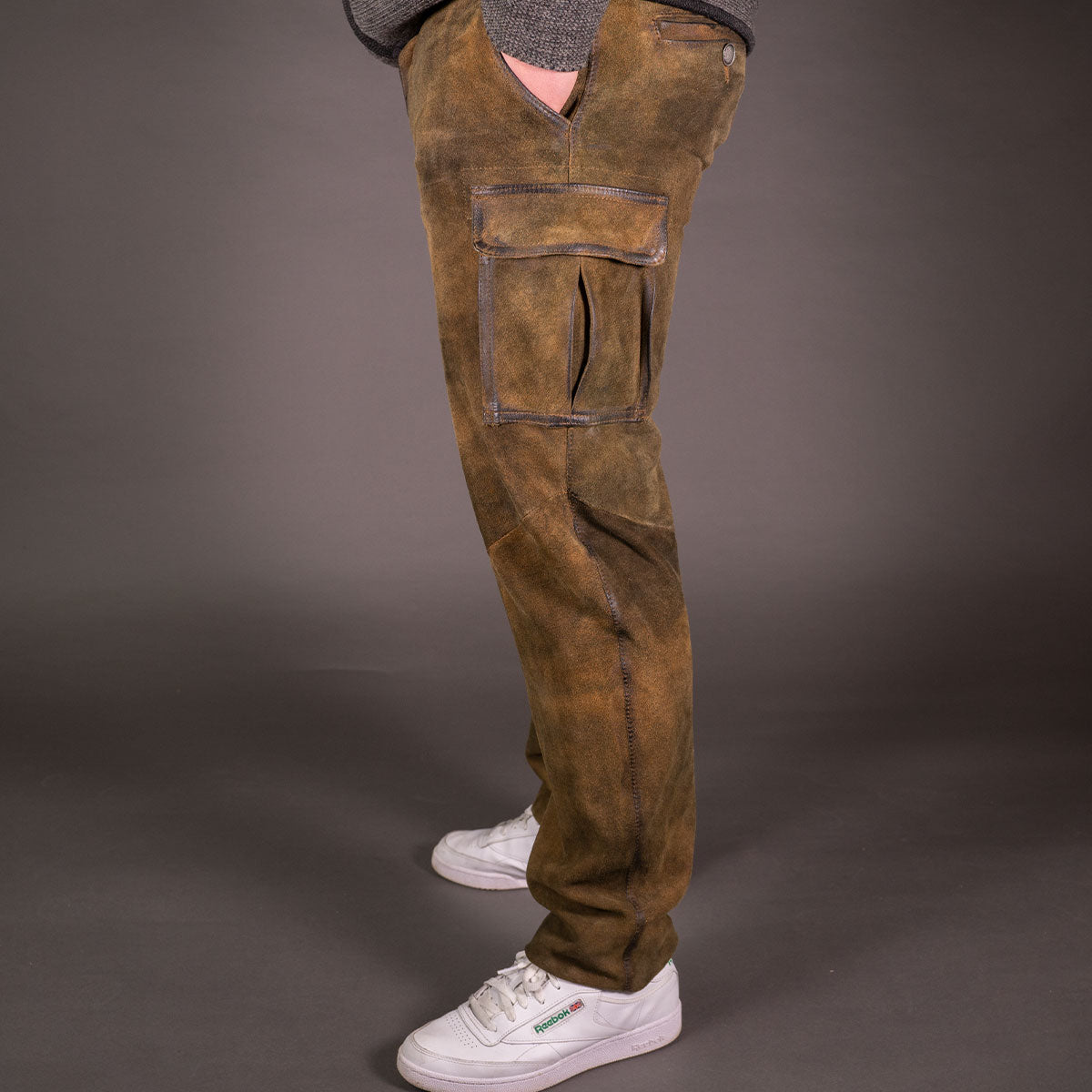 Datschi Trachten Lange Cargo Lederhose Ludwig Braun - Datschi Trachten