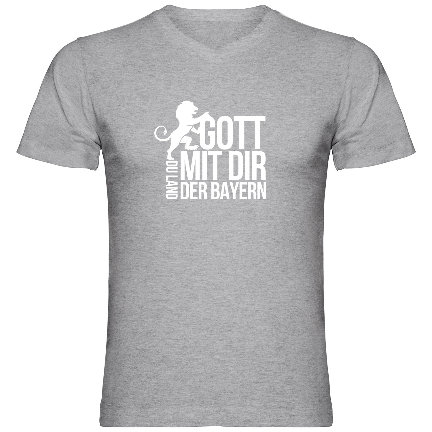 Land der Bayern Tshirt V-Ausschnitt - Datschi Trachten