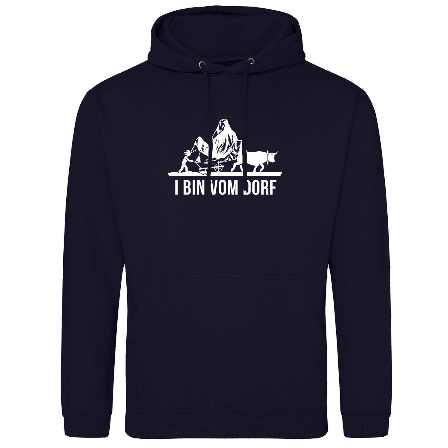 I bin vom Dorf Hoodie - Datschi Trachten