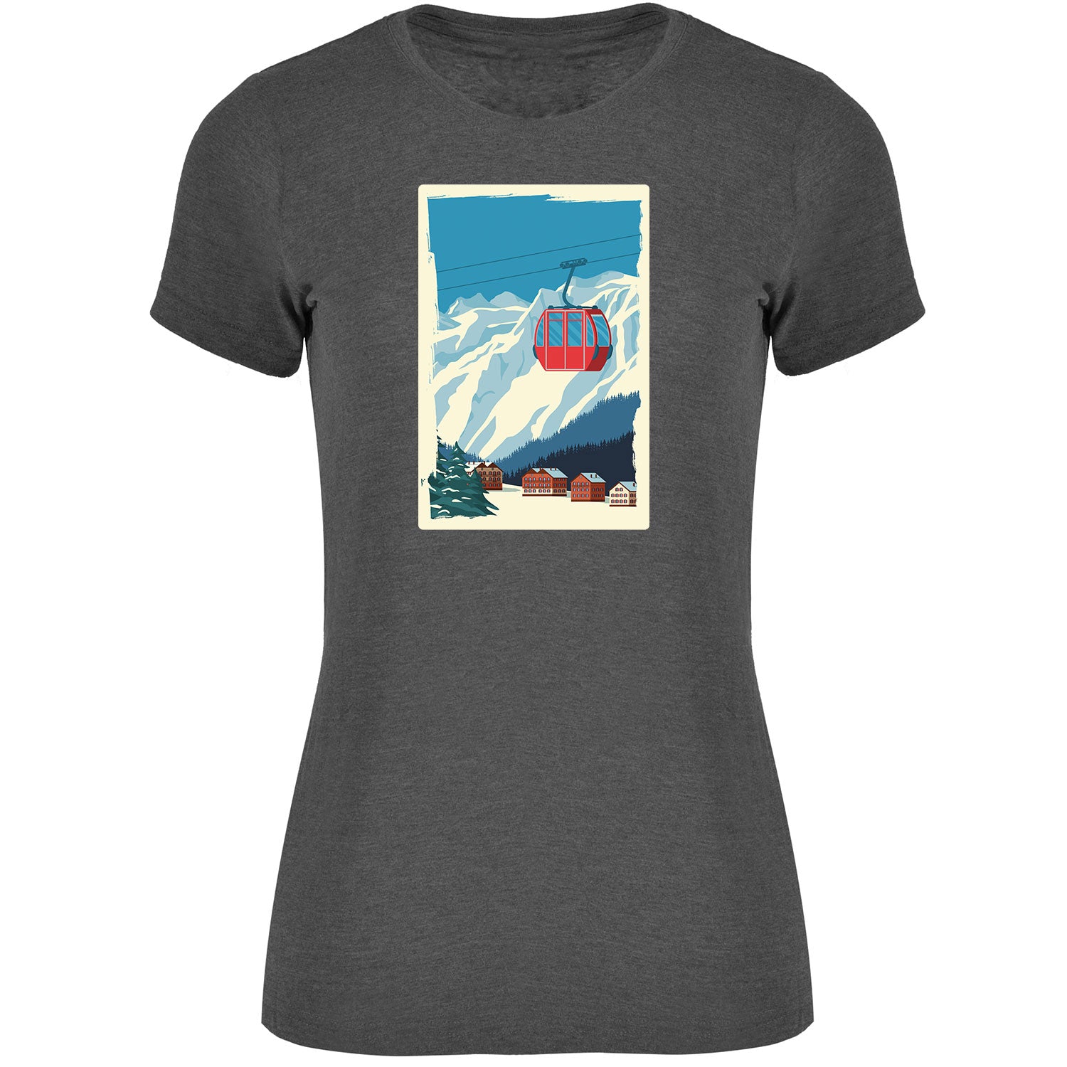 Skifoan Damen Tshirt - Datschi Trachten