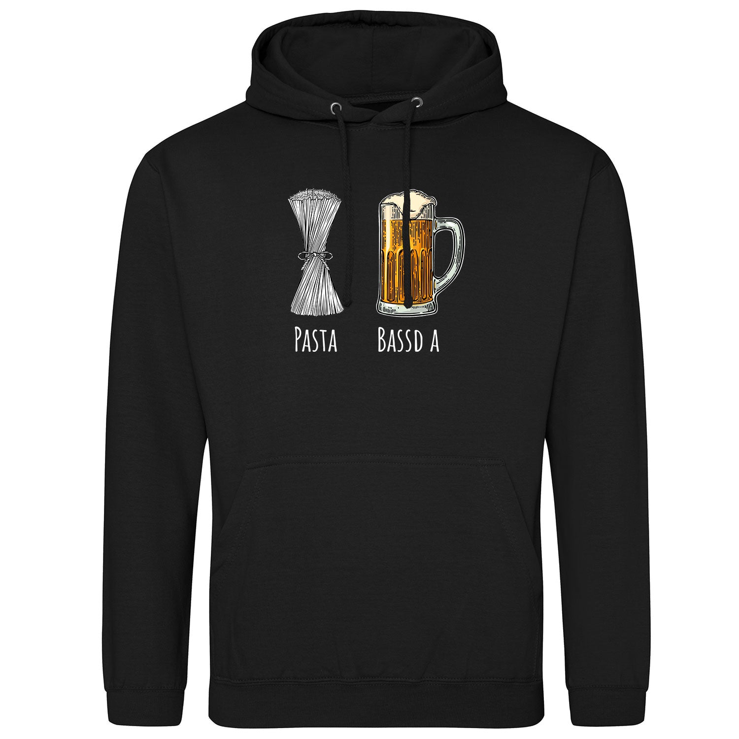 Pasta - Bassd a Bier Hoodie - Datschi Trachten