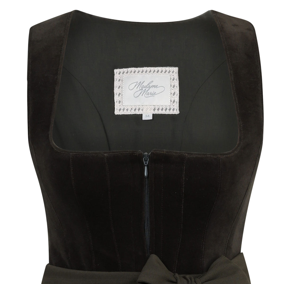 Madame Marie Dirndl Cyna Tanne Reißverschluss 75cm