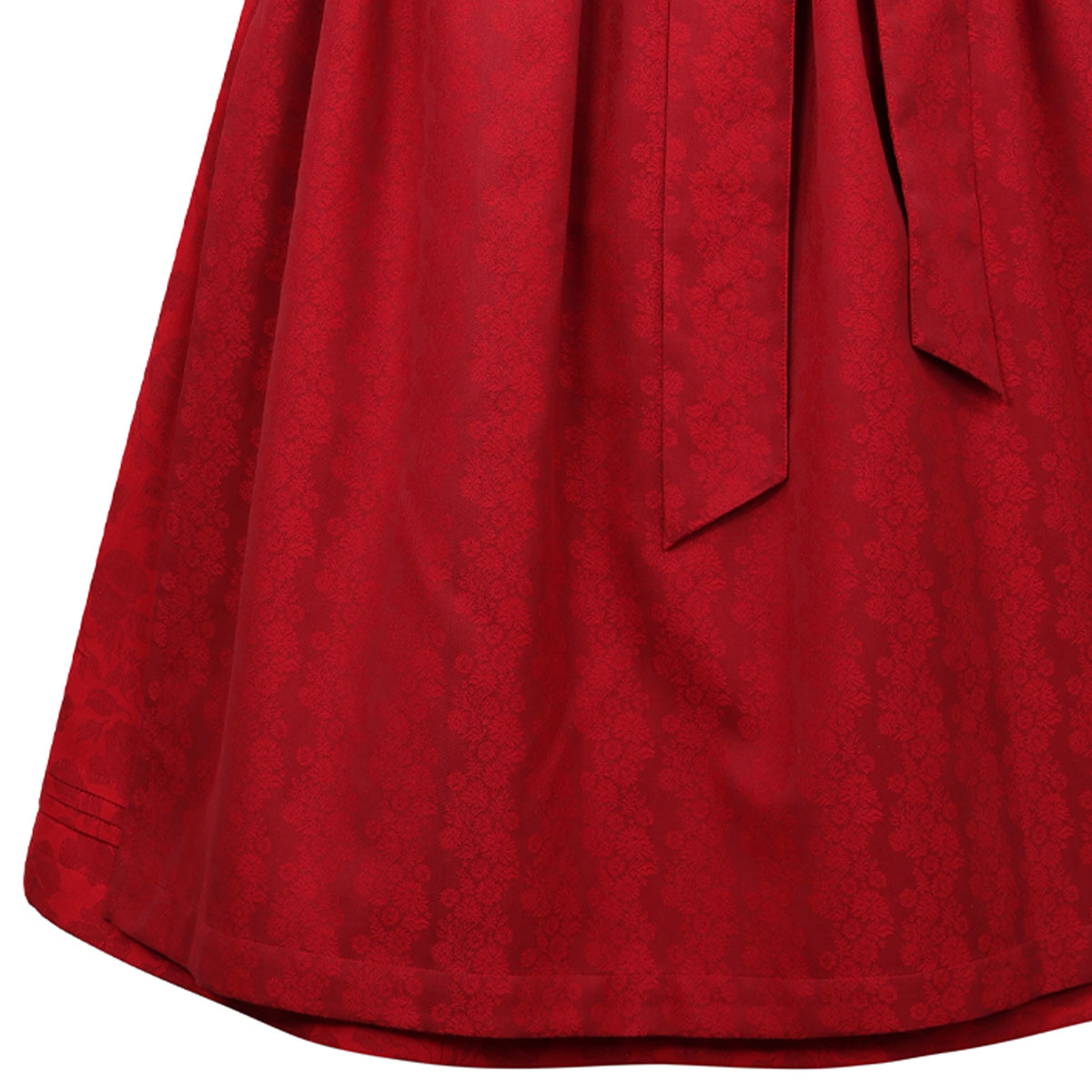 MarJo Dirndl Hochleiten Chili Gerader Ausschnitt 75cm