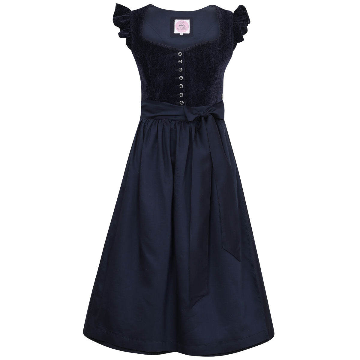 MarJo Dirndl Hochwinkel Midnight Flügelarm 70cm - Datschi Trachten