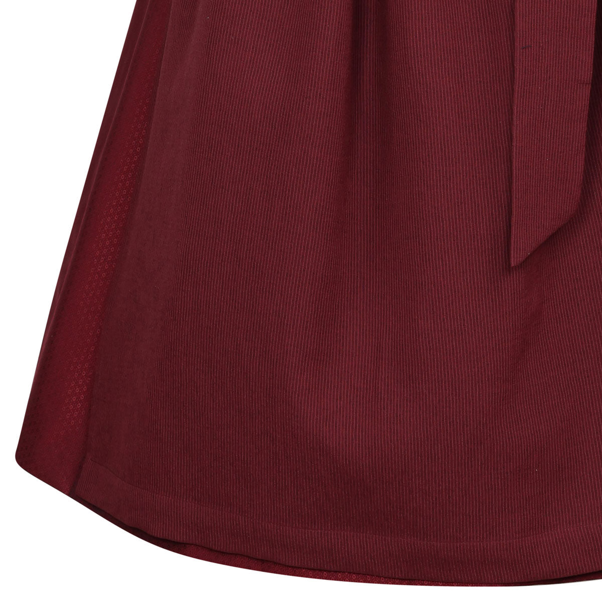 MarJo Dirndl Hochwinkel Wine Flügelarm 70cm - Datschi Trachten