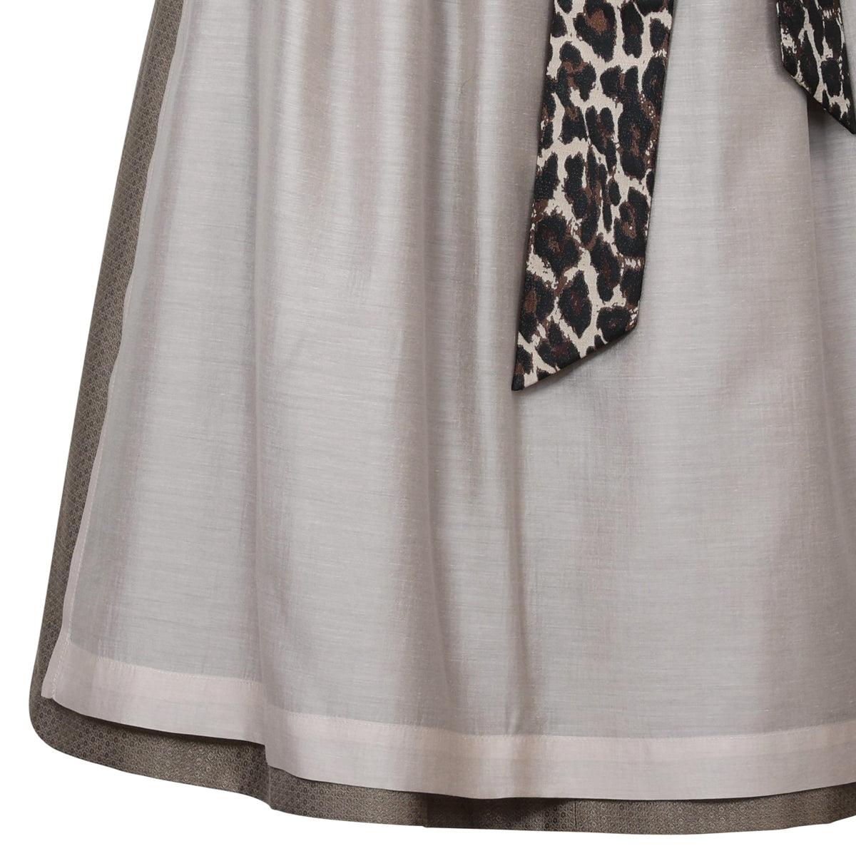 MarJo Dirndl Oberhofen Sand Leo Flügelarm Abnehmbar 70cm