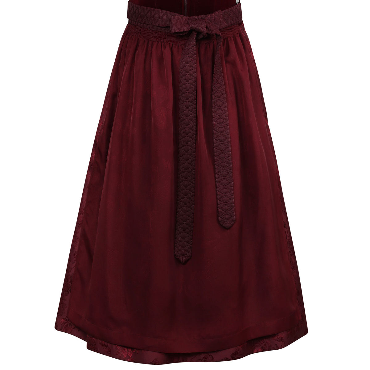 MarJo Dirndl Rabenstein Wine Froschgoscherl Samt 65cm