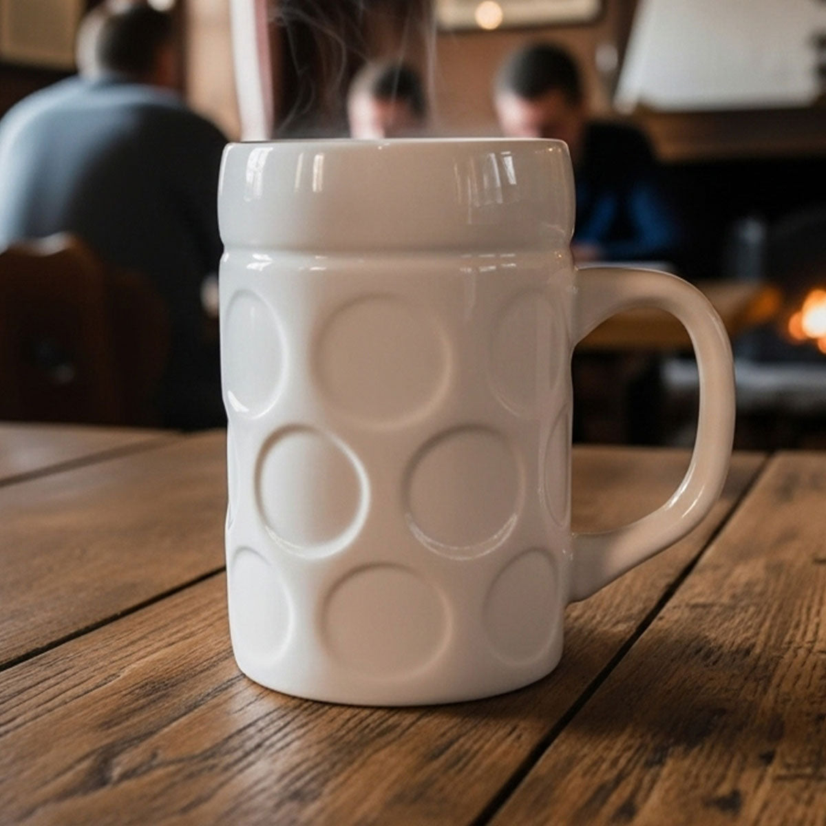 Maßkrug Kaffeetasse Weiß - Datschi Trachten