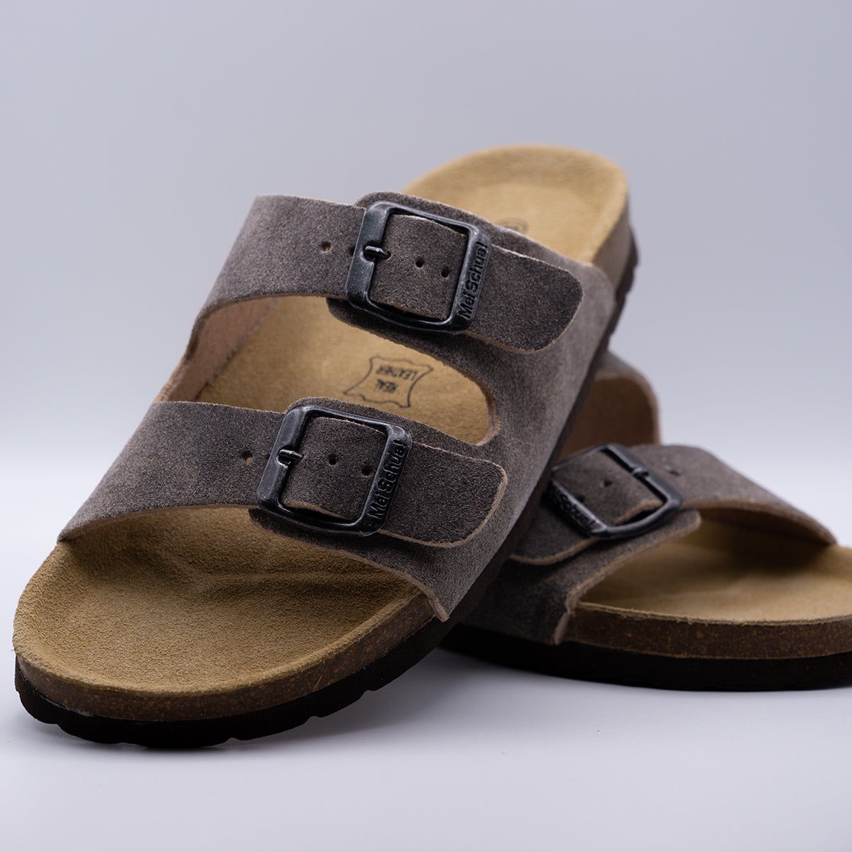 MeiSchua! Herren Trachten Sandalen Leder Pantoletten - Datschi Trachten