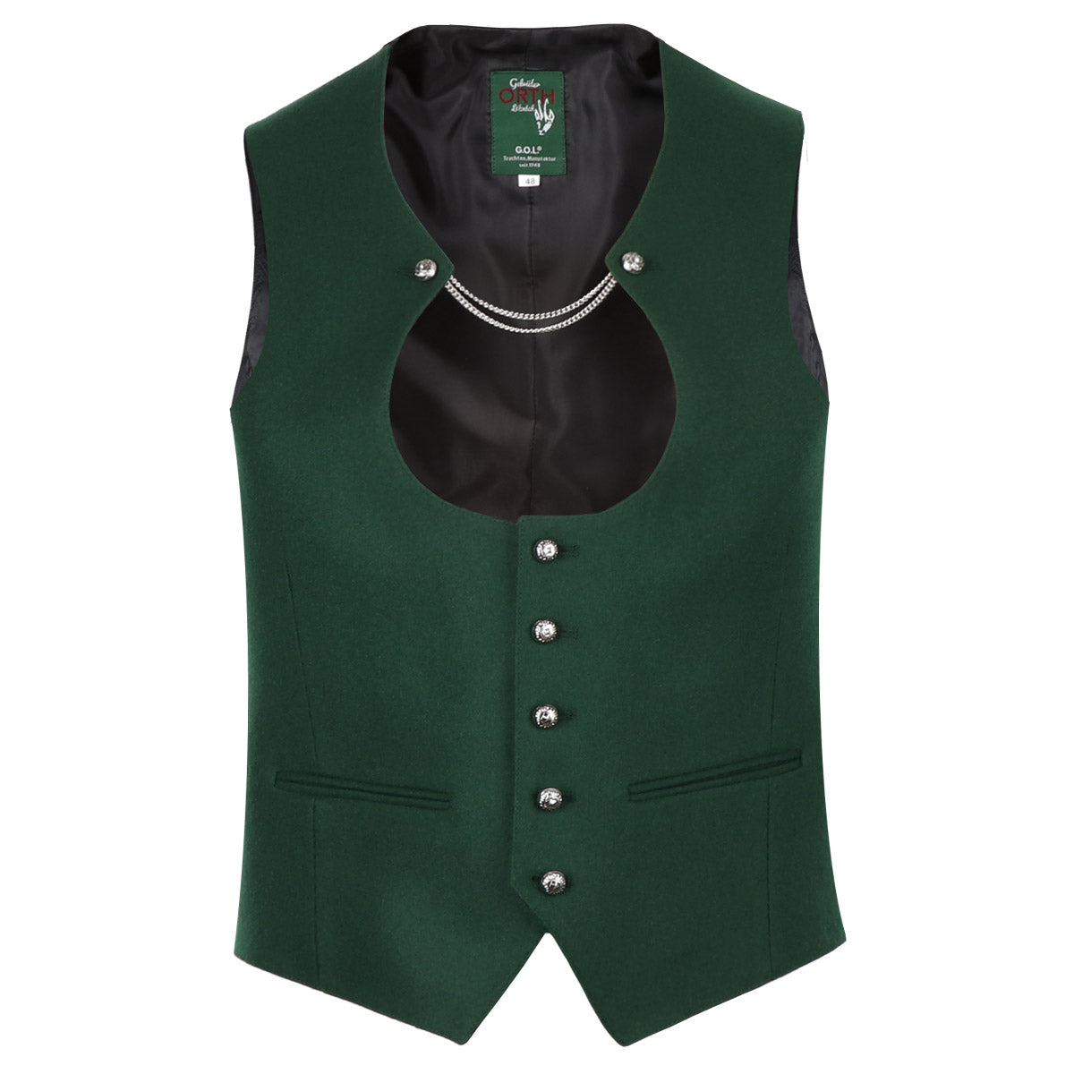Gebrüder Orth Ketterlweste Grün Miesbacher - Datschi Trachten