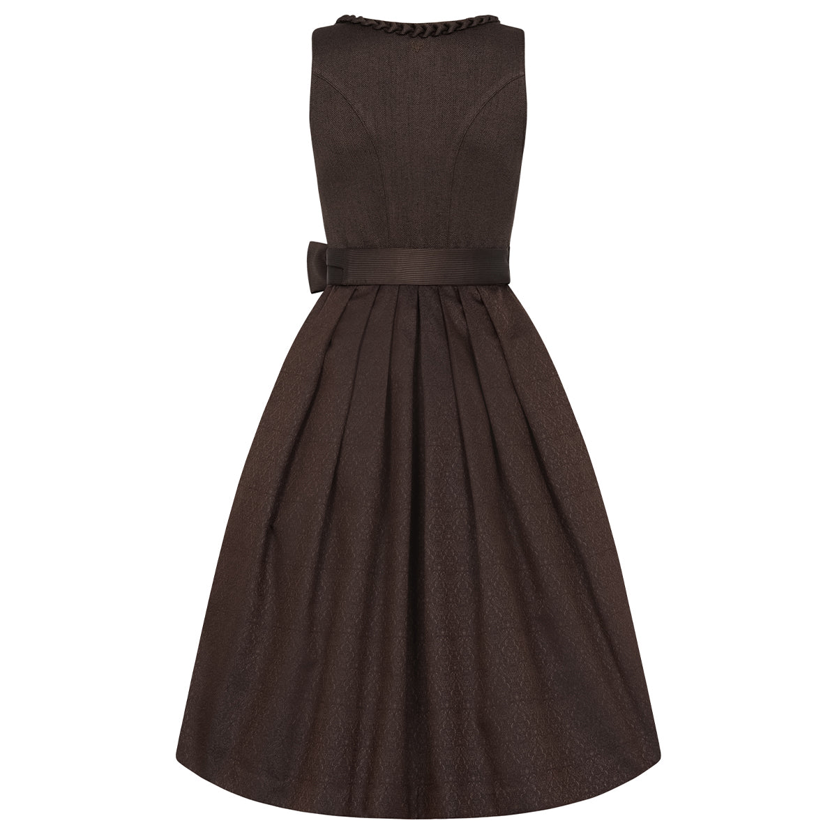 TREAM x Krüger Dirndl 70cm Koko Braun Knopfleiste Kollektion 2026