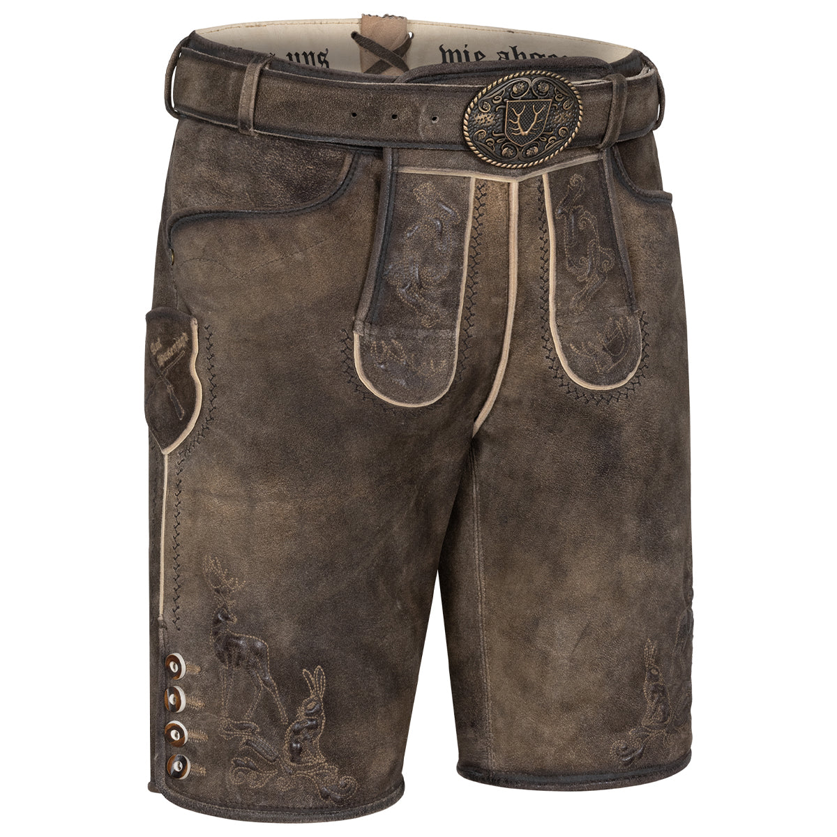 TREAM x Krüger Lederhose Hasenjagd mit Gürtel Kollektion 2026
