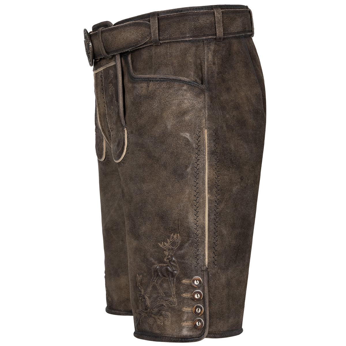 TREAM x Krüger Lederhose Hasenjagd mit Gürtel Kollektion 2026
