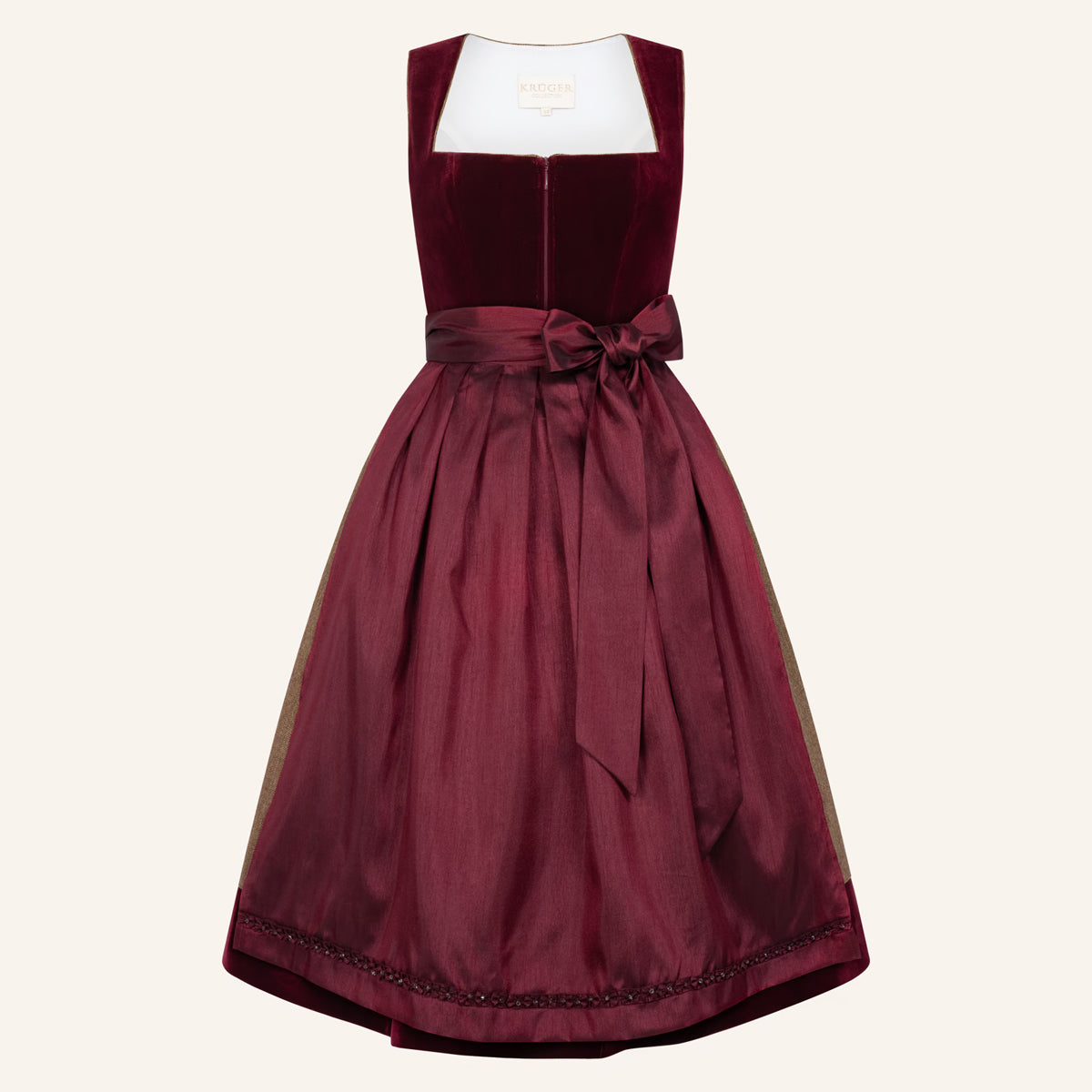 Krüger Dirndl Velvet Glen Samt 70cm Victoria Swarovski Kollektion 2026