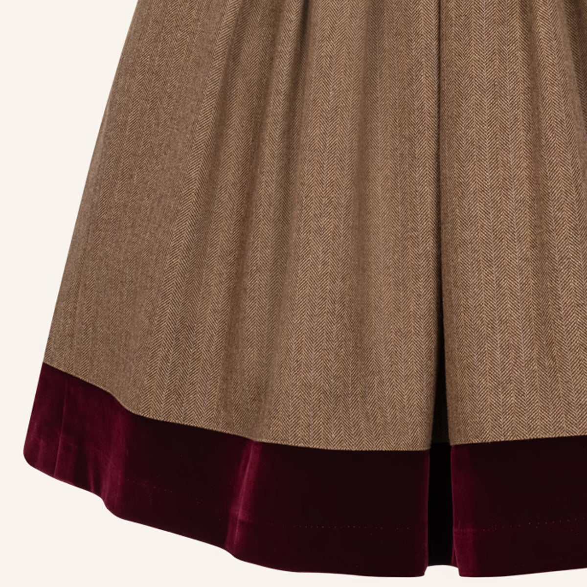 Krüger Dirndl Velvet Glen Samt 70cm Victoria Swarovski Kollektion 2026