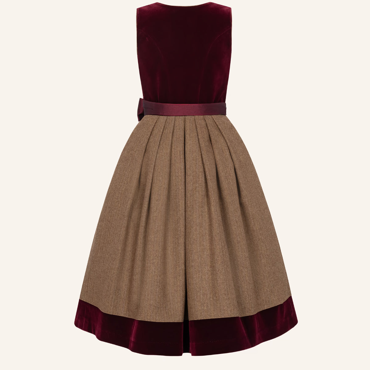 Krüger Dirndl Velvet Glen Samt 70cm Victoria Swarovski Kollektion 2026