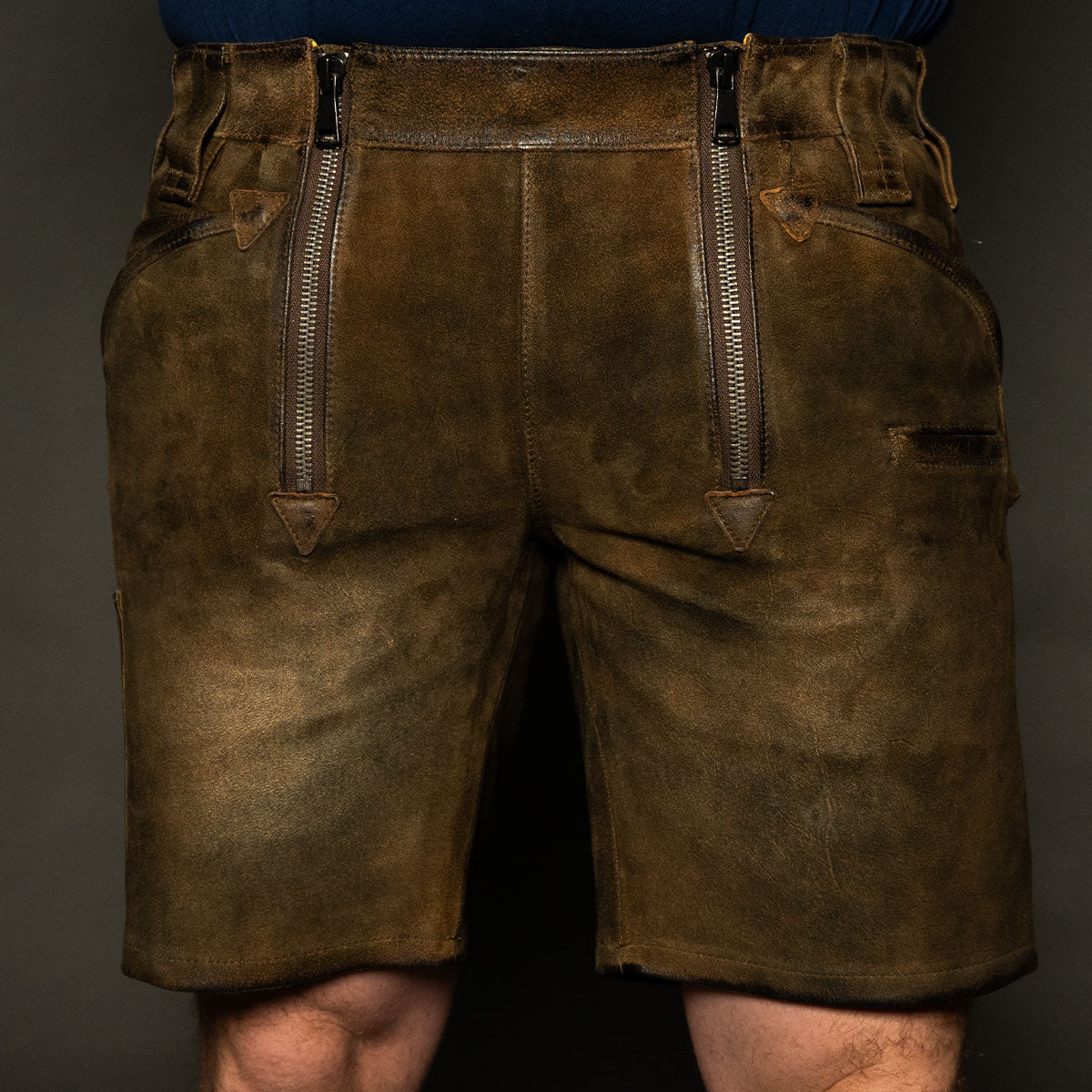 Datschi Trachten Zunft Lederhose Richtfest Braun - Datschi Trachten